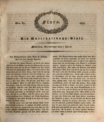 Flora (Baierische National-Zeitung) Dienstag 6. April 1830