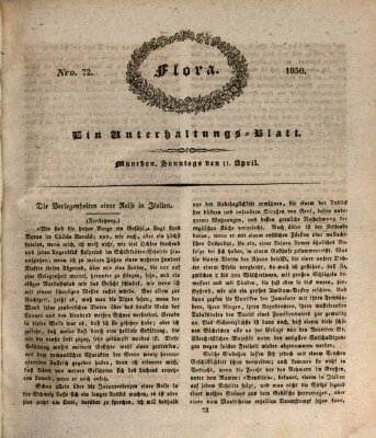 Flora (Baierische National-Zeitung) Sonntag 11. April 1830