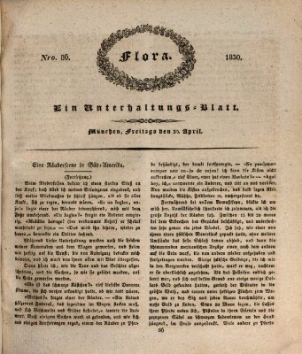 Flora (Baierische National-Zeitung) Freitag 30. April 1830