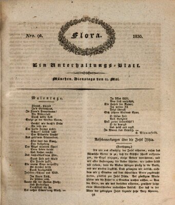 Flora (Baierische National-Zeitung) Dienstag 11. Mai 1830