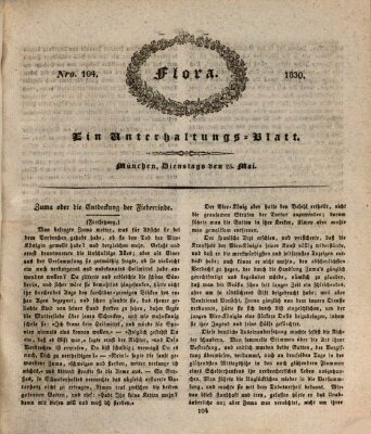 Flora (Baierische National-Zeitung) Dienstag 25. Mai 1830