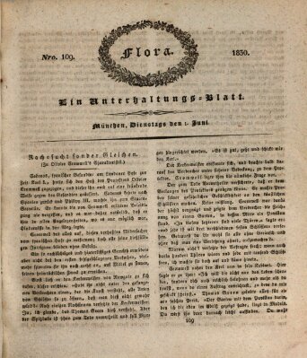 Flora (Baierische National-Zeitung) Dienstag 1. Juni 1830