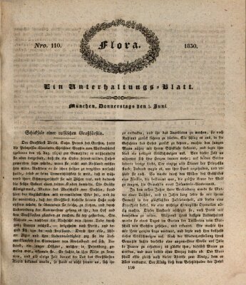 Flora (Baierische National-Zeitung) Donnerstag 3. Juni 1830