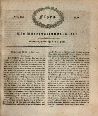 Flora (Baierische National-Zeitung) Sonntag 20. Juni 1830