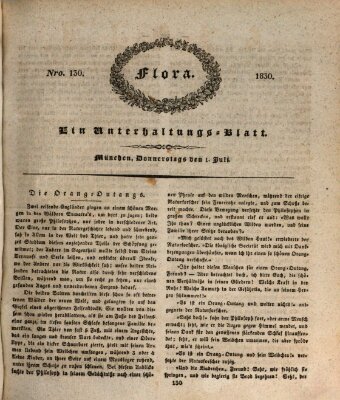 Flora (Baierische National-Zeitung) Donnerstag 1. Juli 1830