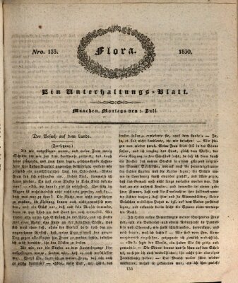 Flora (Baierische National-Zeitung) Montag 5. Juli 1830