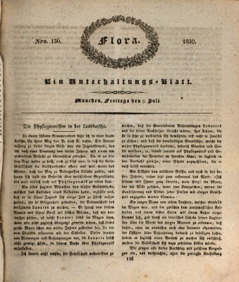 Flora (Baierische National-Zeitung) Freitag 9. Juli 1830