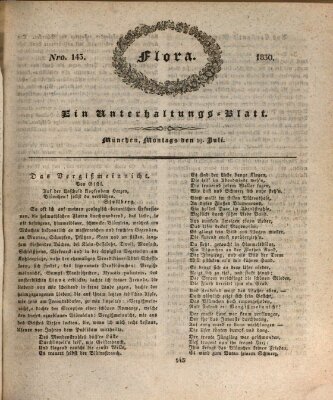 Flora (Baierische National-Zeitung) Montag 19. Juli 1830