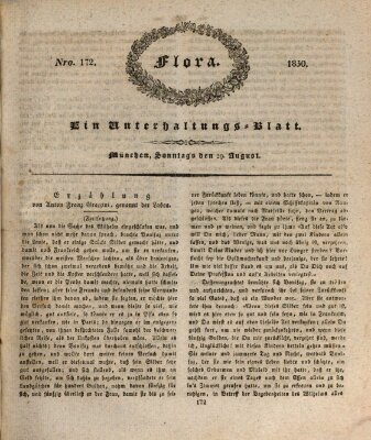 Flora (Baierische National-Zeitung) Sonntag 29. August 1830