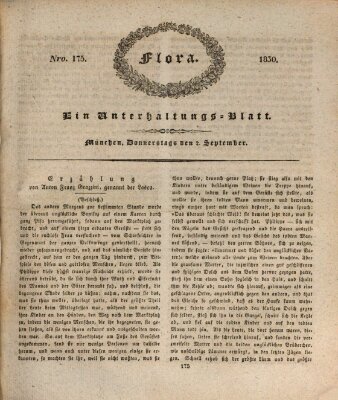 Flora (Baierische National-Zeitung) Donnerstag 2. September 1830