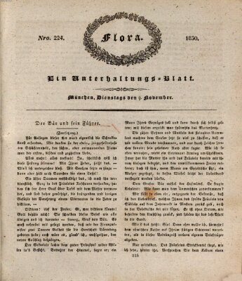 Flora (Baierische National-Zeitung) Dienstag 9. November 1830