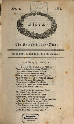 Flora (Baierische National-Zeitung) Sonntag 2. Januar 1831