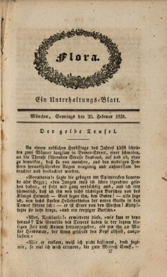 Flora (Baierische National-Zeitung) Sonntag 20. Februar 1831