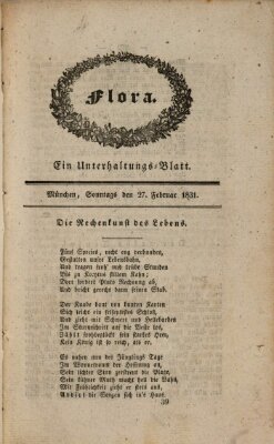 Flora (Baierische National-Zeitung) Sonntag 27. Februar 1831