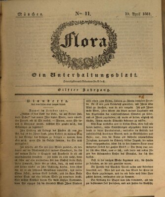 Flora (Baierische National-Zeitung) Dienstag 19. April 1831