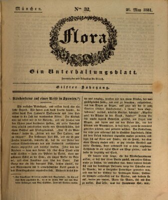 Flora (Baierische National-Zeitung) Donnerstag 26. Mai 1831