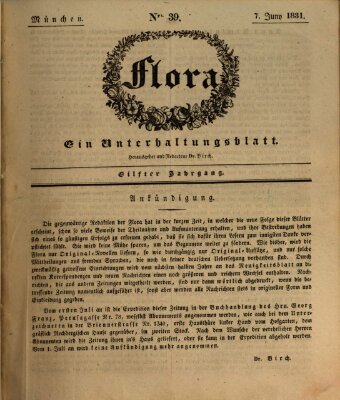 Flora (Baierische National-Zeitung) Dienstag 7. Juni 1831