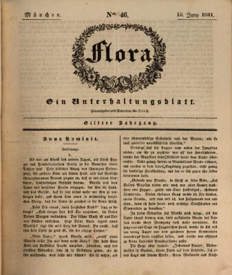 Flora (Baierische National-Zeitung) Sonntag 19. Juni 1831