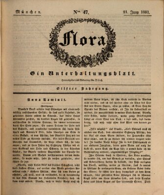 Flora (Baierische National-Zeitung) Dienstag 21. Juni 1831