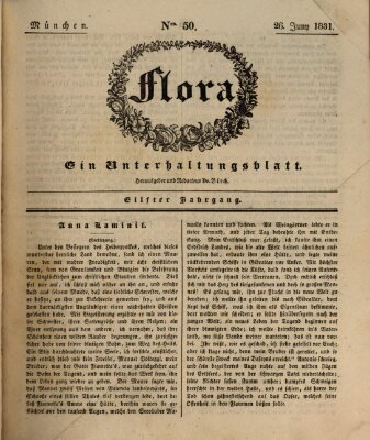 Flora (Baierische National-Zeitung) Sonntag 26. Juni 1831