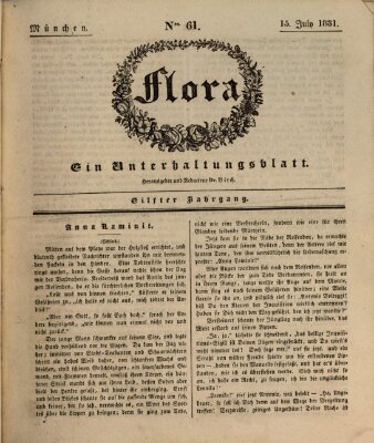 Flora (Baierische National-Zeitung) Freitag 15. Juli 1831