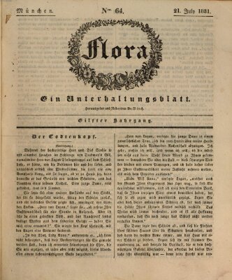 Flora (Baierische National-Zeitung) Donnerstag 21. Juli 1831