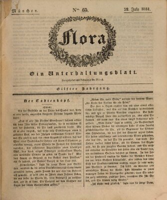 Flora (Baierische National-Zeitung) Freitag 22. Juli 1831