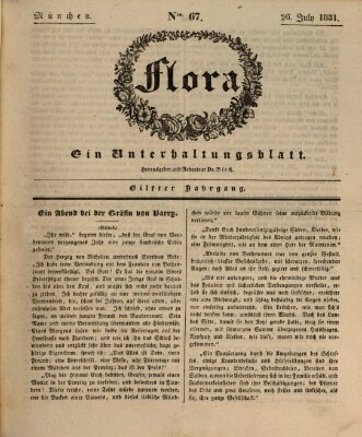 Flora (Baierische National-Zeitung) Dienstag 26. Juli 1831