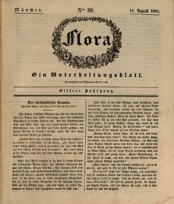 Flora (Baierische National-Zeitung) Donnerstag 11. August 1831