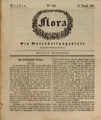 Flora (Baierische National-Zeitung) Freitag 19. August 1831