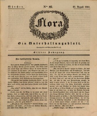 Flora (Baierische National-Zeitung) Sonntag 21. August 1831