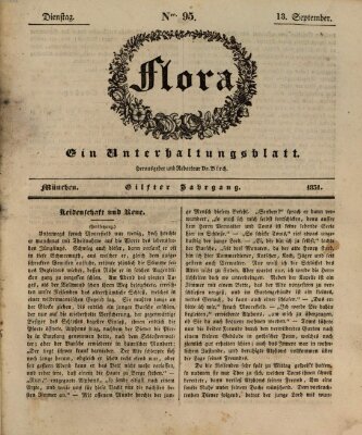 Flora (Baierische National-Zeitung) Dienstag 13. September 1831