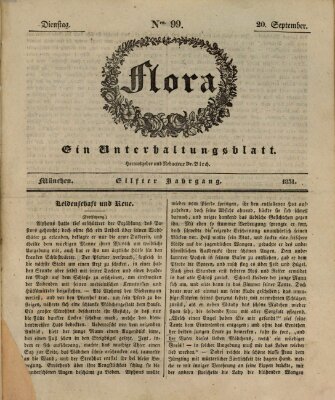 Flora (Baierische National-Zeitung) Dienstag 20. September 1831