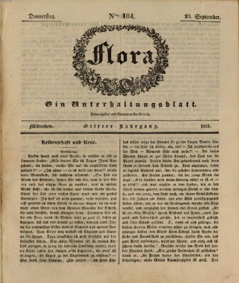 Flora (Baierische National-Zeitung) Donnerstag 29. September 1831