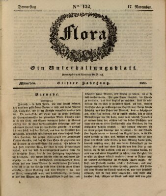 Flora (Baierische National-Zeitung) Donnerstag 17. November 1831