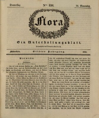 Flora (Baierische National-Zeitung) Donnerstag 24. November 1831