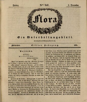 Flora (Baierische National-Zeitung) Freitag 2. Dezember 1831