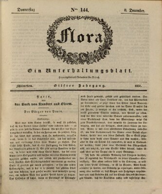 Flora (Baierische National-Zeitung) Donnerstag 8. Dezember 1831