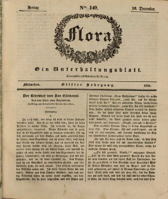 Flora (Baierische National-Zeitung) Freitag 16. Dezember 1831