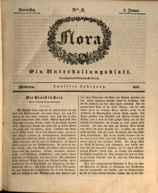 Flora (Baierische National-Zeitung) Donnerstag 5. Januar 1832