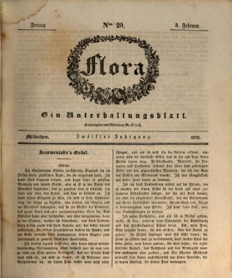 Flora (Baierische National-Zeitung) Freitag 3. Februar 1832