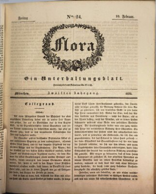 Flora (Baierische National-Zeitung) Freitag 10. Februar 1832