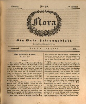 Flora (Baierische National-Zeitung) Sonntag 19. Februar 1832