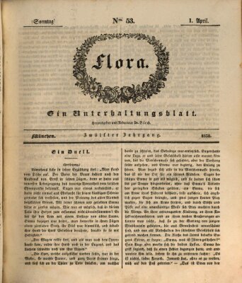 Flora (Baierische National-Zeitung) Sonntag 1. April 1832