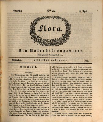 Flora (Baierische National-Zeitung) Dienstag 3. April 1832