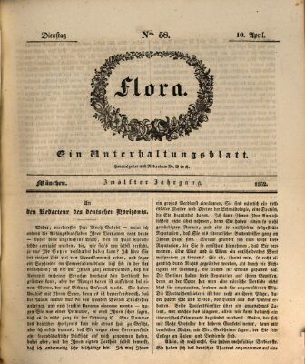 Flora (Baierische National-Zeitung) Dienstag 10. April 1832