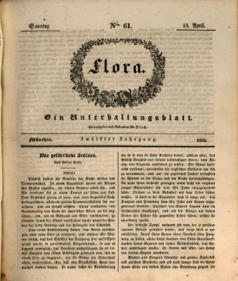 Flora (Baierische National-Zeitung) Sonntag 15. April 1832