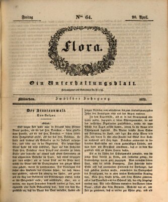 Flora (Baierische National-Zeitung) Freitag 20. April 1832