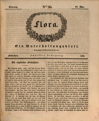 Flora (Baierische National-Zeitung) Sonntag 27. Mai 1832