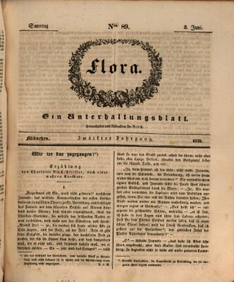 Flora (Baierische National-Zeitung) Sonntag 3. Juni 1832